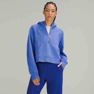 Lululemon Scuba Oversized Half Zip Hoodie Size XS/S Wild Indigo NWT